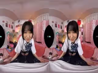 408KIWVR-384 【VR】【お觸り禁止！本番禁止！】元気いっぱい【極エロ剛毛スレンダーS級美少女-cd1