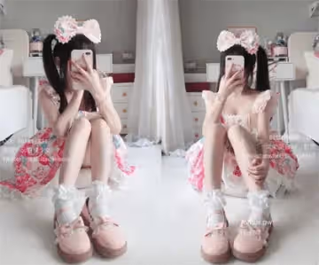 白桃少女-草莓洛丽塔