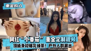 網曝-【重金購入】網紅「小番茄」 重金定製視頻！頂級身材爆乳綠茶！戶外人群漏出！