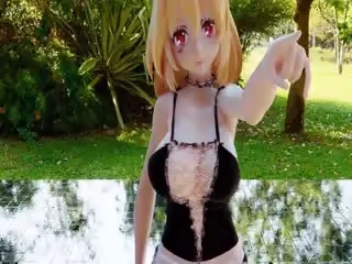 黑絲弔帶女僕兔兔萌新布料EEVEE第7期