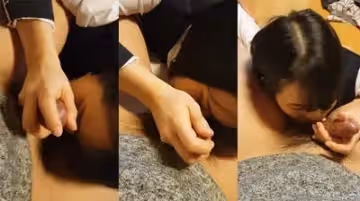 Korean Schoolgirl Loves Cock in her Mouth