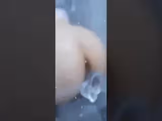 網紅（押尾貓）浴室裝上假屌每天自慰