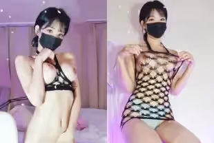 韓國漂亮女主播穿上情趣服裝跳起了騷舞！