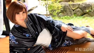 天然Hカップの浴衣美女に生ハメ中出し