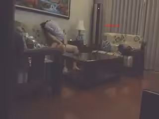 bo哥在一次活動中結識的某銀行上班的少婦周末她老公不在家去她家和她在客廳里啪啪
