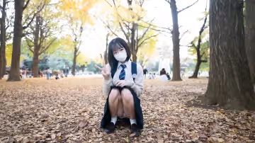 第1次攝影！！電影畫風！在tikt〇k以偶像為目標而活躍的美〇女〇生…正因為是不受天日的現在，我才玷污了未〇年的