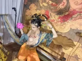 ✿高端頂級✿稀有貴圈極品Cospaly推特女神▌鈦合金TiTi▌畫中仙古色仙香酥乳玉體神秘地帶欲血噴張55P1V