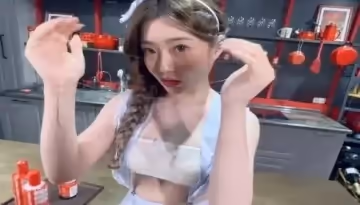 【璃奈醬】的全裸女僕潤滑套餐~的啊