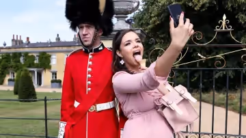 Stroking The Guard's Post