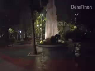 北京天使DensTinon工人體育場極限露出挑戰 Workers Stadium