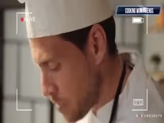 Culinary show turned into a dirty porn orgy with extra Luna Rival