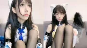二次元頂級尤物美少女！COS裝女神顏值！玻璃棒猛捅