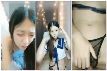 01小檸檬長相清純甜美妹子自慰啪啪，穿上學生制服丁字褲掰穴特寫抽插猛操