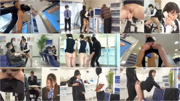 トビジオっ！銀行 桜ノ台支店 営業中はずっと痙攣・潮吹きっぱなし・失禁しても平然と喋り続けるOL